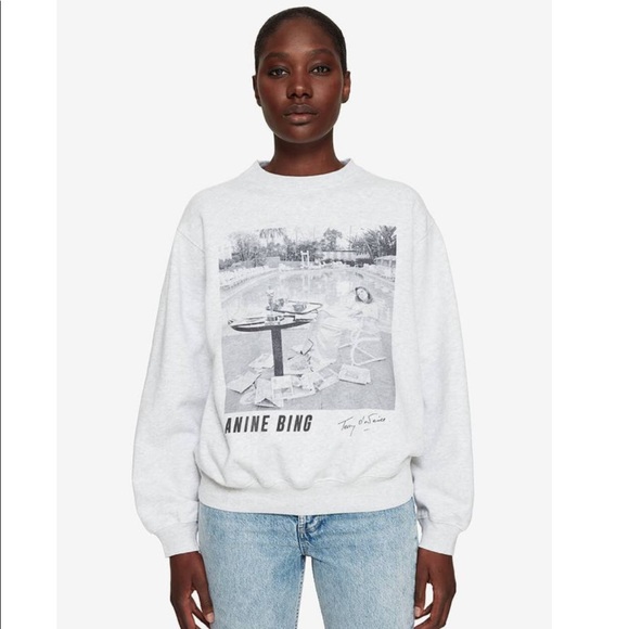 Anine Bing Sweaters - Anine Bing RAMONA SWEATSHIRT AB X TO FAYE DUNAWAY